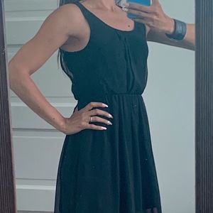 Black Hi Low Simple cocktail dress